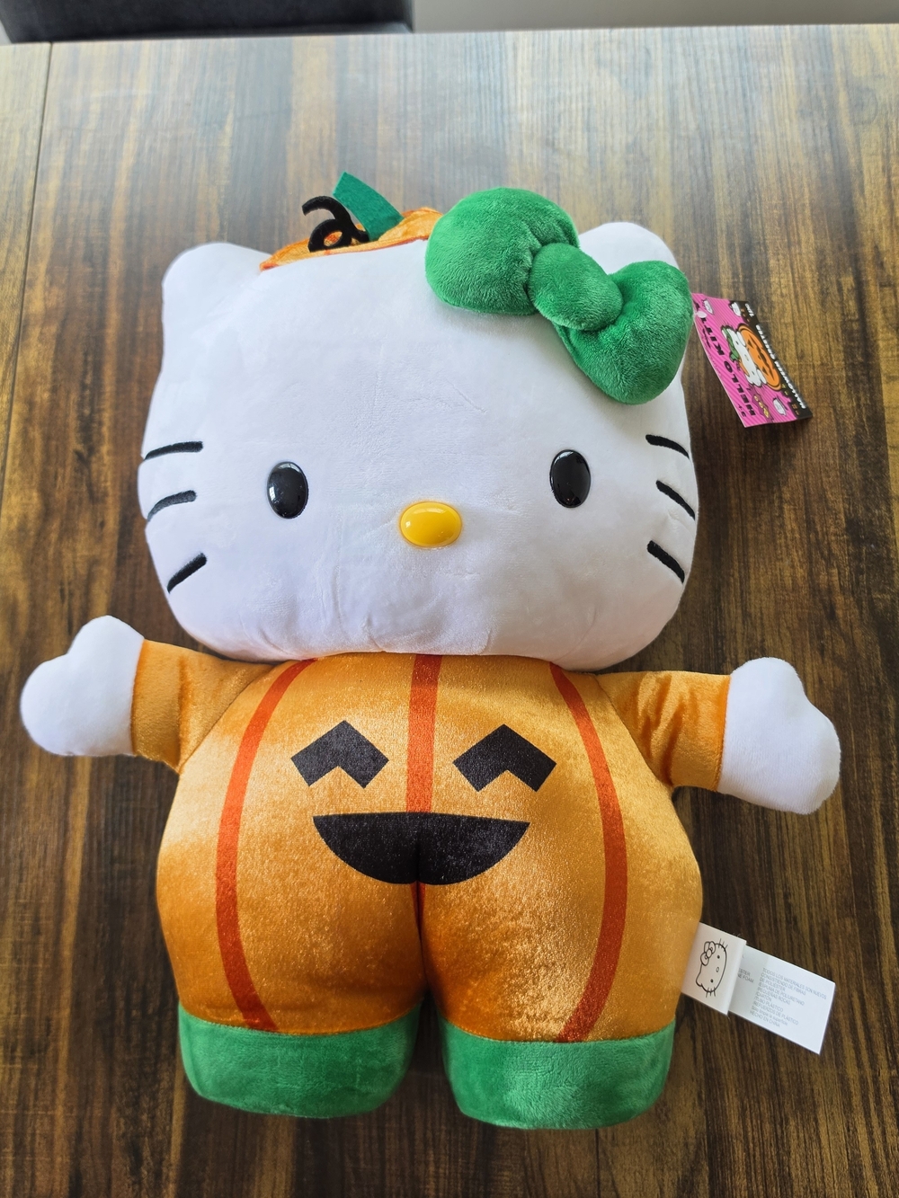 Hello Kitty Plush Pumpkin Halloween Greeter